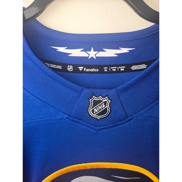 Buffalo Sabres Fanatics Breakaway NHL Jersey Mens XL Royal Blue Home - Picture 3 of 6